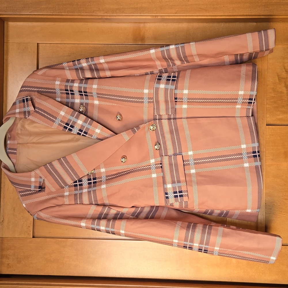 Plaid Blazer